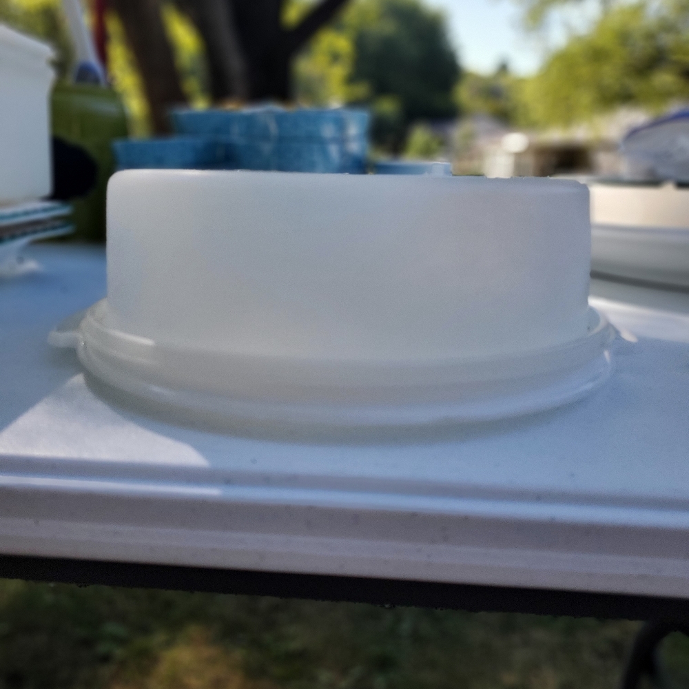 SOLD Vtg Cake Storage & Travel Tupperware